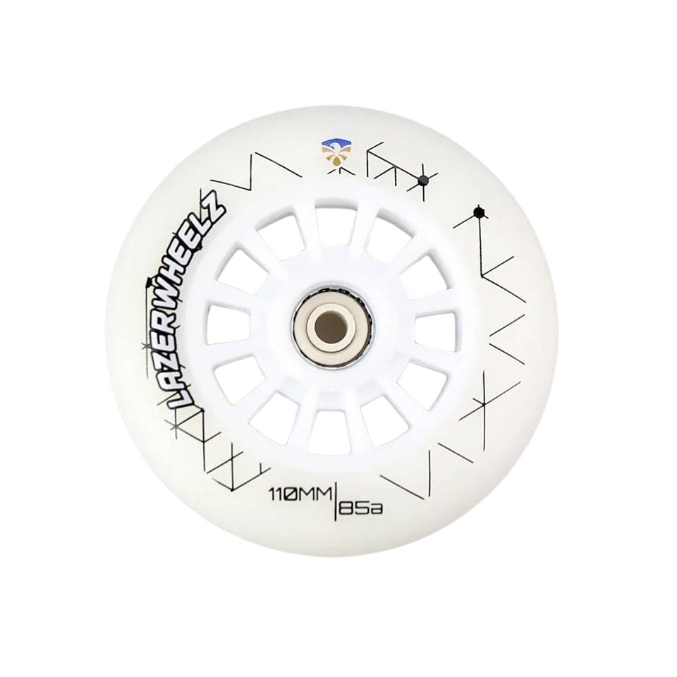 RUEDAS FLYING EAGLE LAZER BLANCO 110MM 3-PACK
