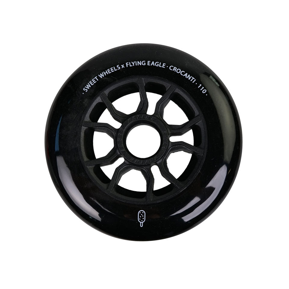 RUEDAS FLYING EAGLE SHR CROCANTI BLACK 110MM 3-PACK