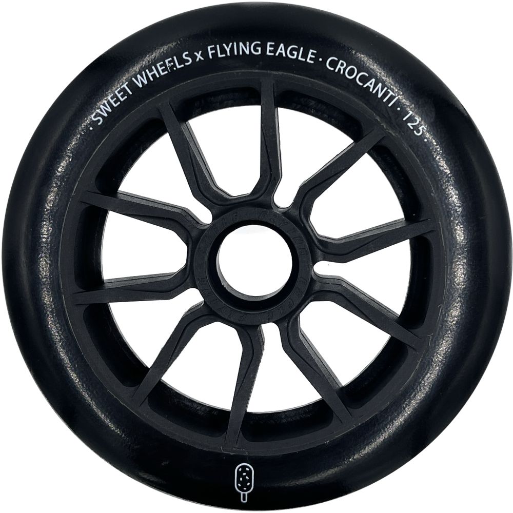 RUEDAS FLYING EAGLE SHR CROCANTI BLACK 125MM