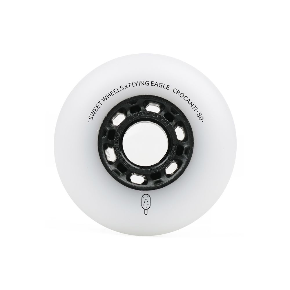 RUEDAS FLYING EAGLE SHR CROCANTI WHITE 90MM 4-PACK