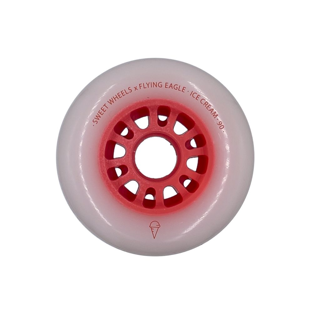 RUEDAS FLYING EAGLE SHR ICE CREAM RED 90MM 4-PACK