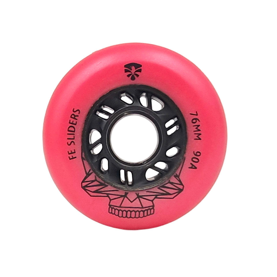 RUEDAS FLYING EAGLE SLIDERS ROJO 76MM 4-PACK