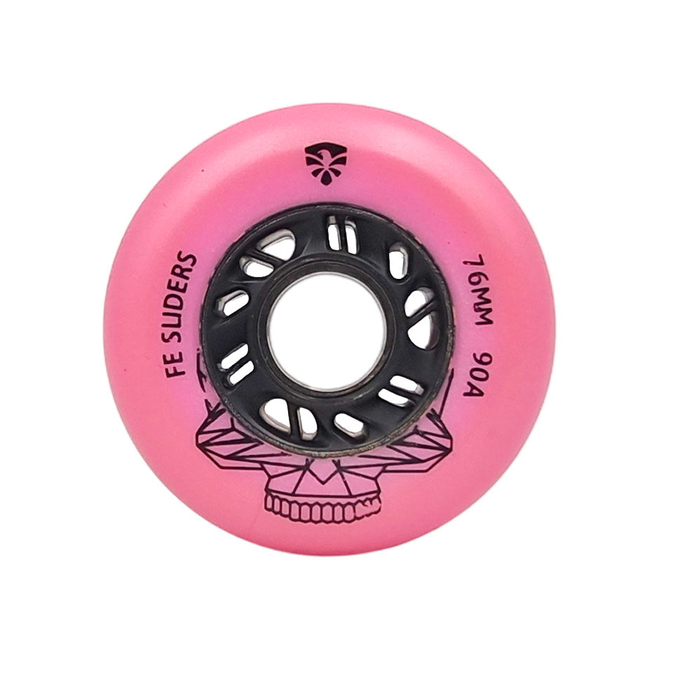 RUEDAS FLYING EAGLE SLIDERS ROSADO 76MM 4-PACK