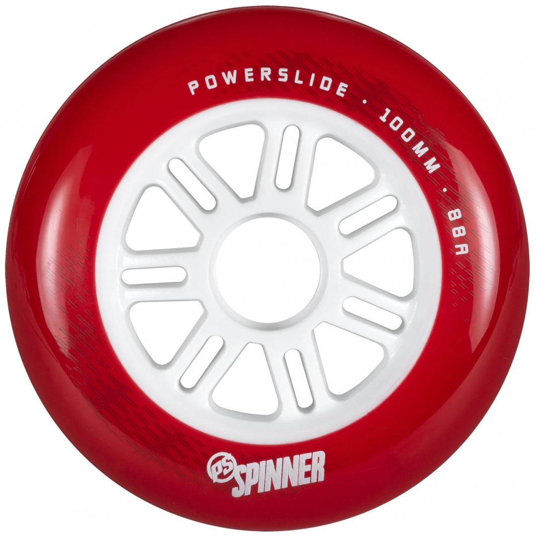 RUEDAS POWERSLIDE SPINNER 100MM ROJO 3-PACK