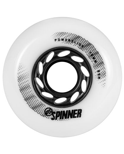 RUEDAS POWERSLIDE SPINNER 76MM BLANCO 4-PACK