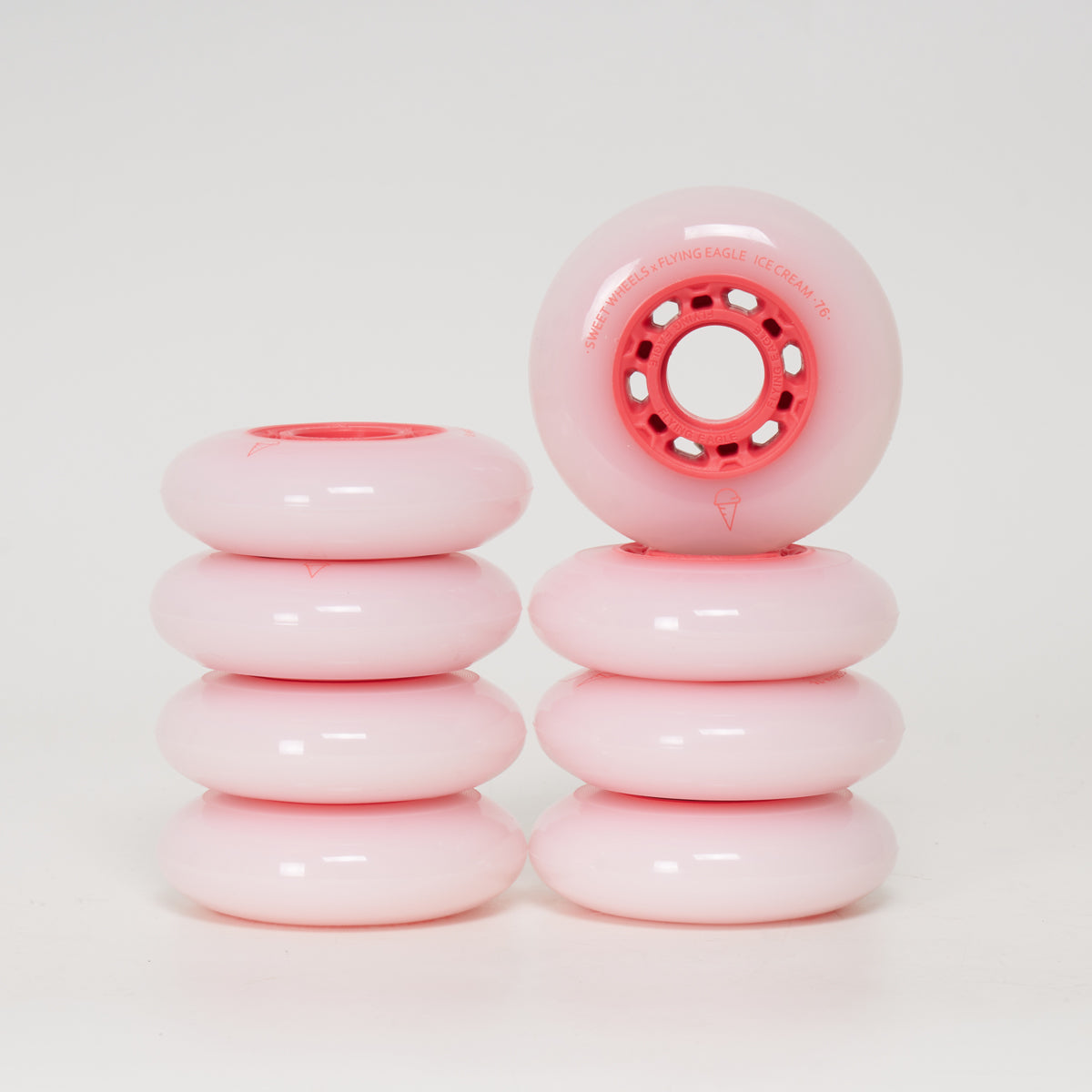 RUEDAS FLYING EAGLE ICE CREAM PINK 76MM 4-PACK