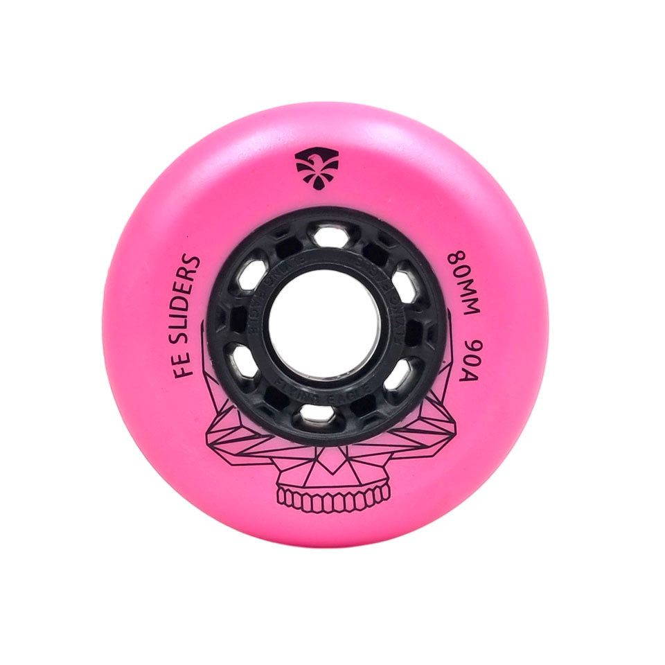 RUEDAS FLYING EAGLE SLIDERS ROSADO 80MM