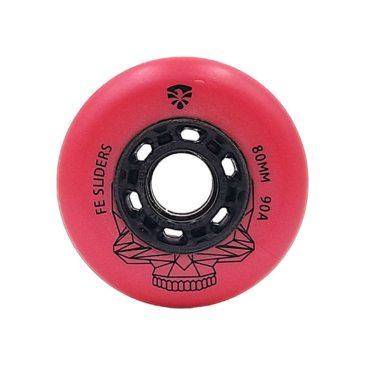 RUEDAS FLYING EAGLE SLIDERS ROJO 80MM 4-PACK